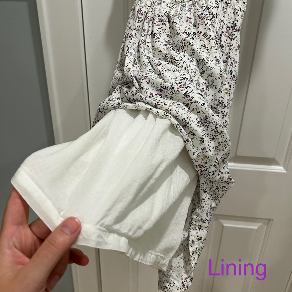 J. Crew Floral Mini Peasant Dress Size 6 with Puff Sleeves - Picture 8 of 8